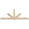 Ekena Millwork Kennewick Rough Sawn Timber Gable Bracket, Douglas Fir, 72"W x 36"H x 2"D x 4"F, 12/12 Pitch GBW072X36X0204KEN00RDF - alternate 5